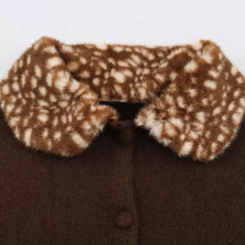 Bambi Faux-Fur Trim Jacket