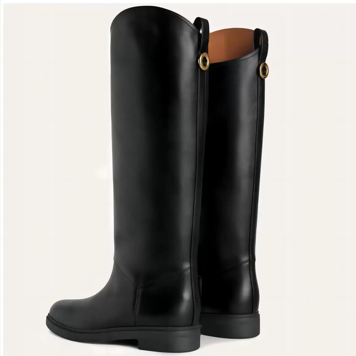 Midnight Rider Tall Leather Boots