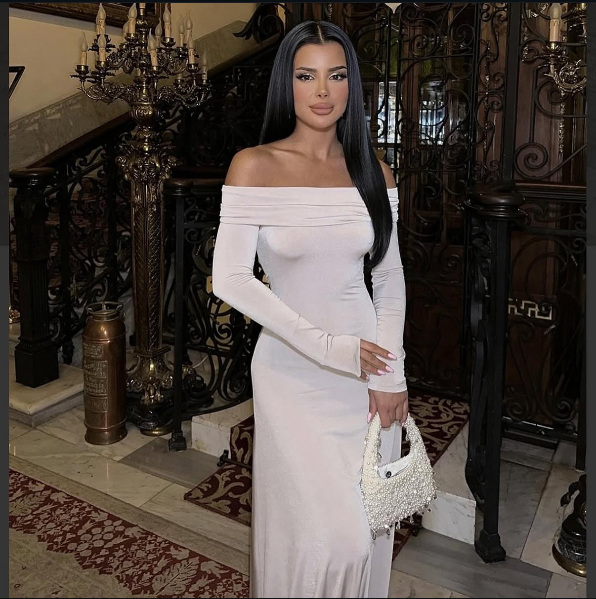 Ivory Muse Maxi Dress