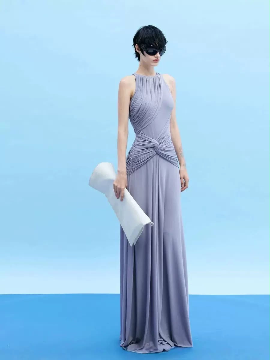 Lilac Twist Maxi Dress