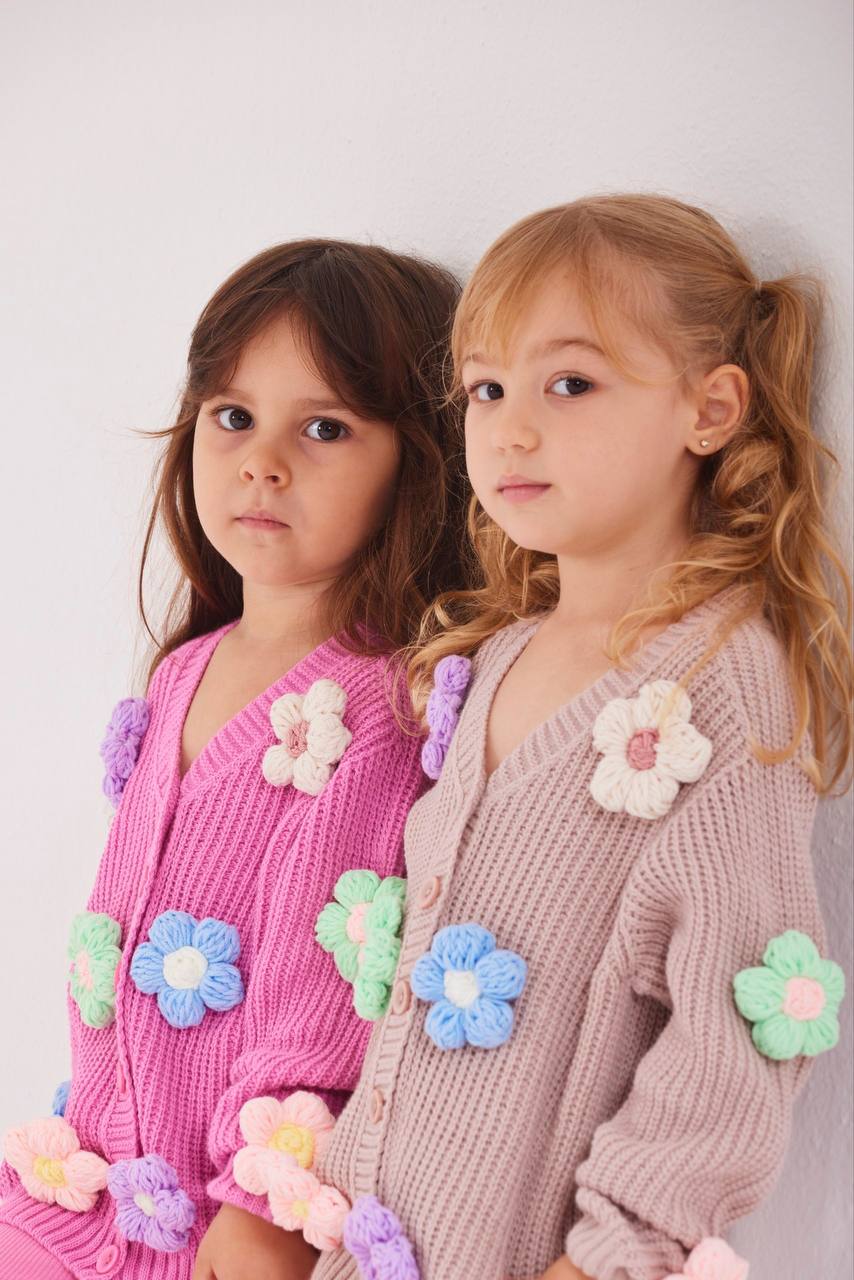 Bloom Knit Cardigan Set