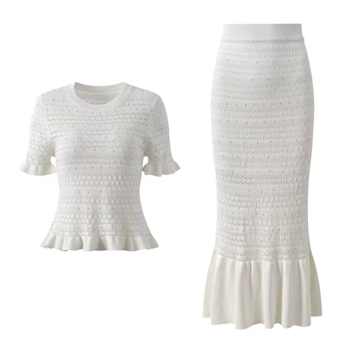Crystal Knit Mermaid Set