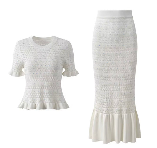 Crystal Knit Mermaid Set