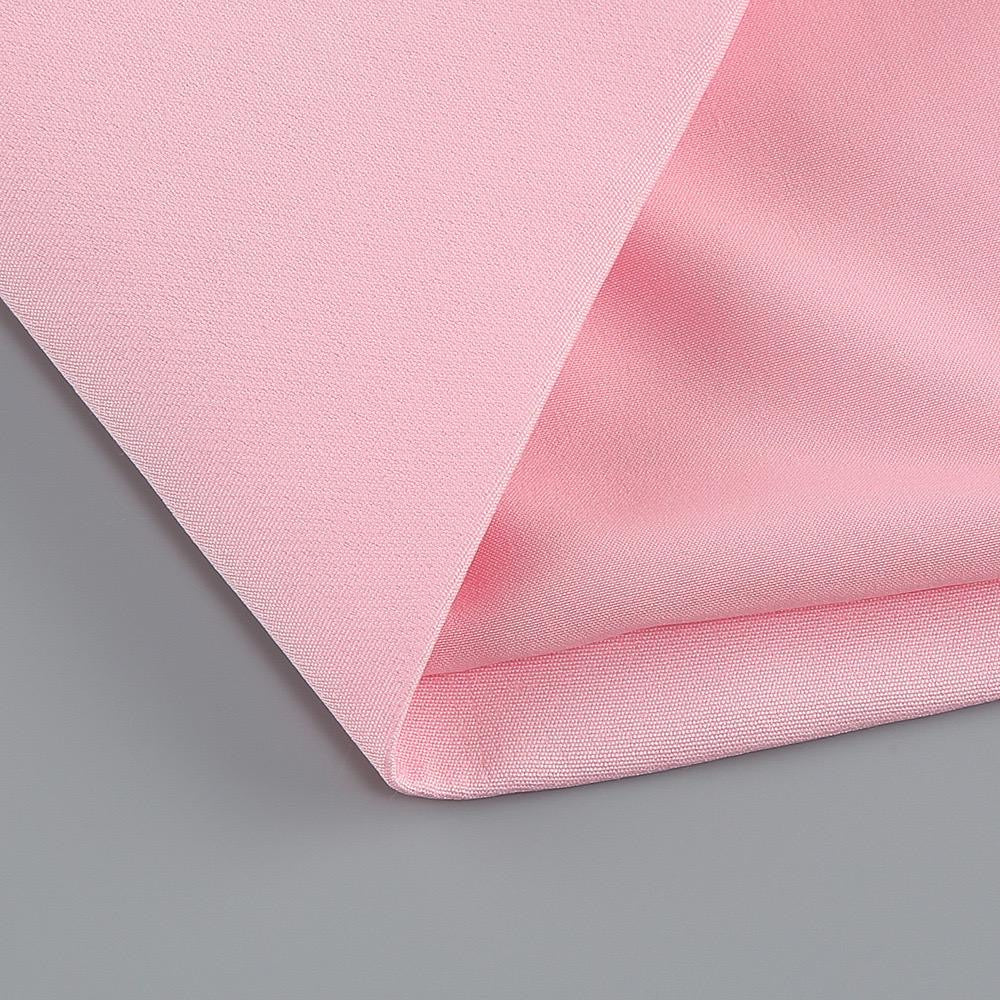 Blush Blossom Strapless Rose-Detail Mini Dress