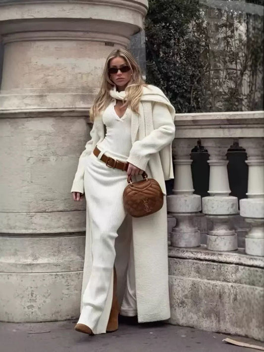 Ribbed Polo Maxi Set