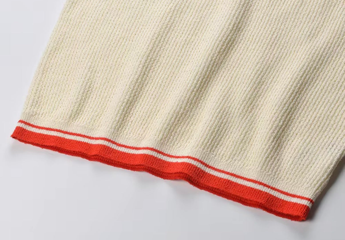 Monaco Knit Polo Top