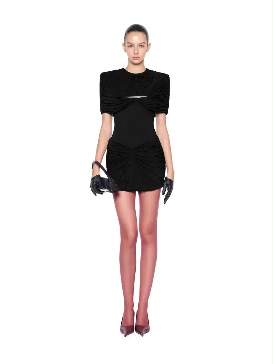 Vesper Ruched Mini Dress
