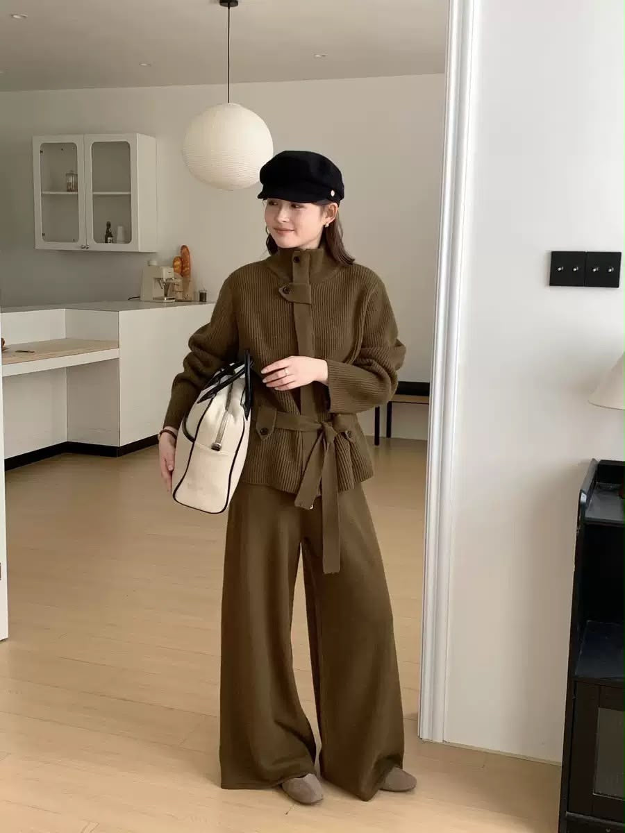 Vienna Belted Knit Set