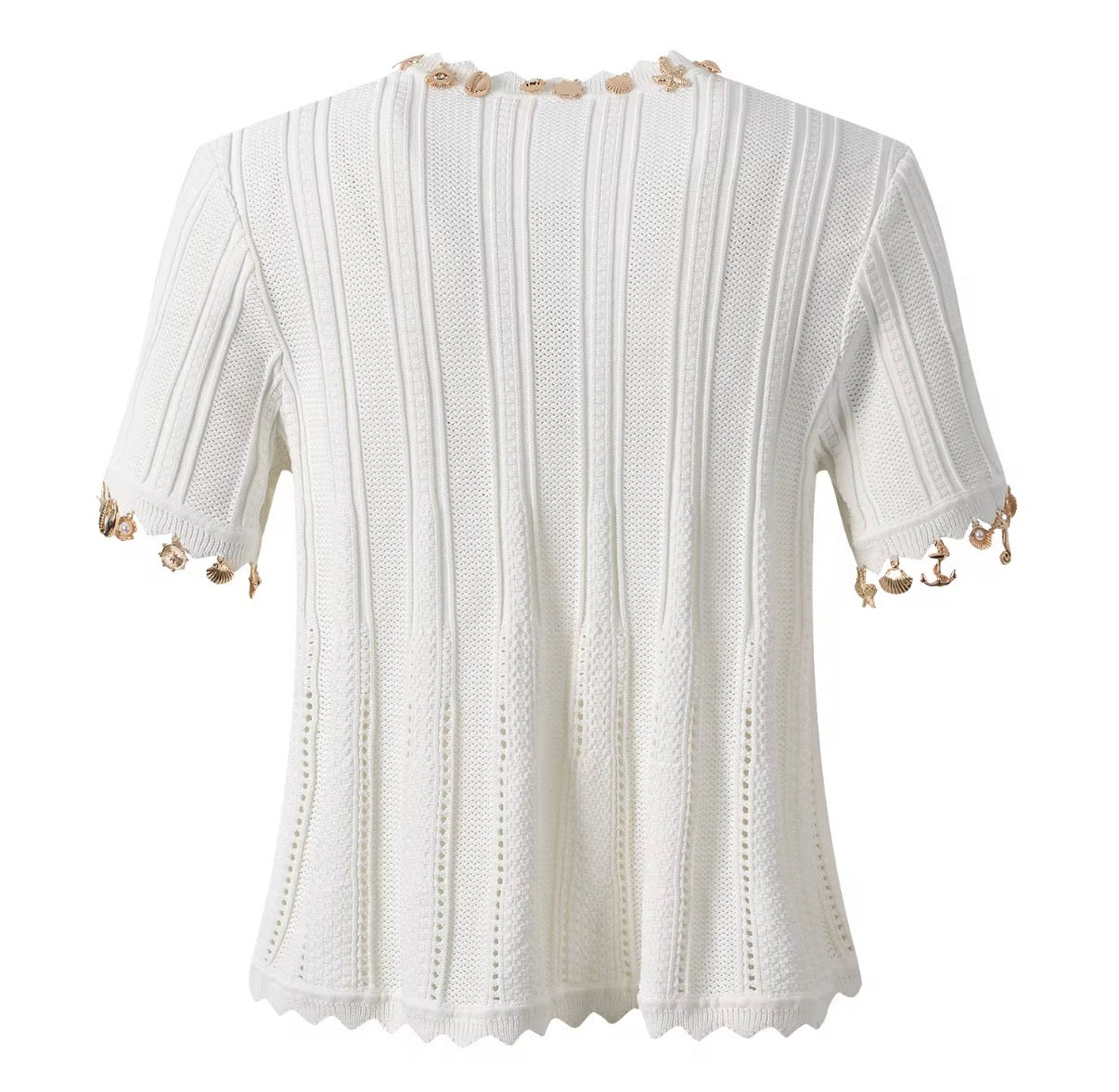 Seashell Charm Knit Set