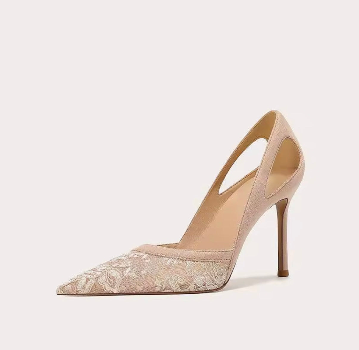 Lace Elegance Heels