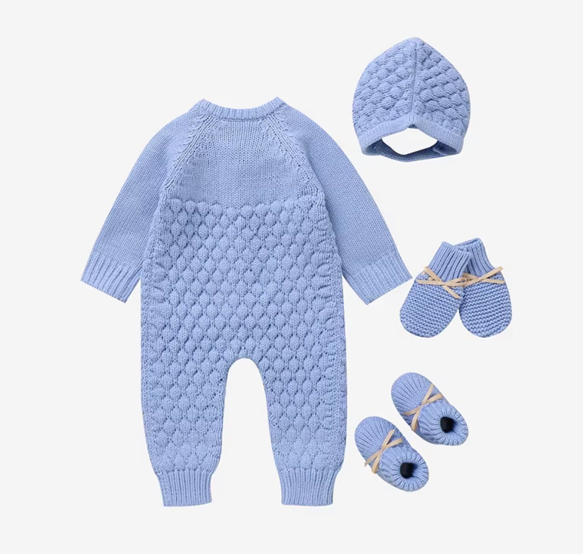 Cozy Bear Cable Knit Set