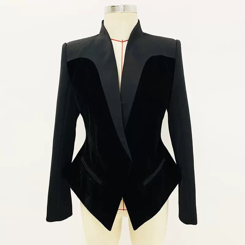Midnight Velvet Blazer