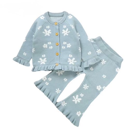 Daisy Ruffle Knit Set