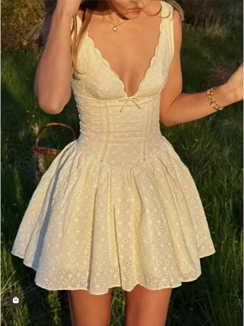 Lace Corset Mini Dress