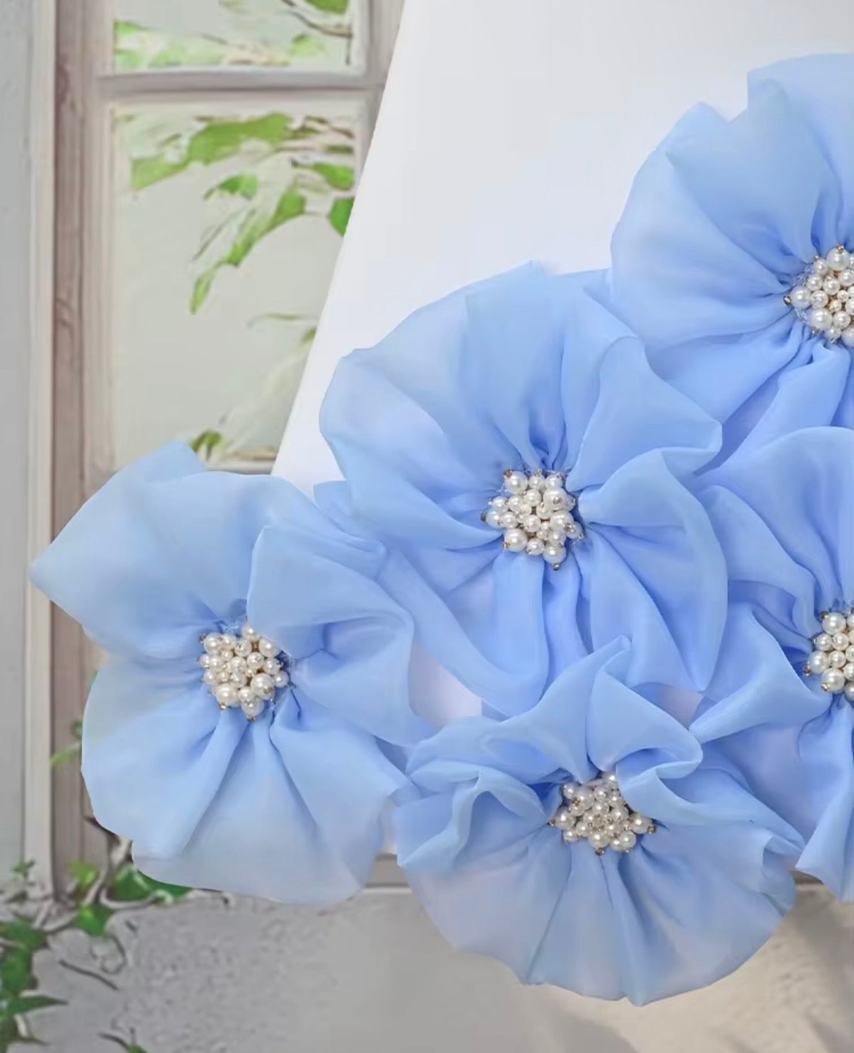 Pearl Bluebell Bloom Dress