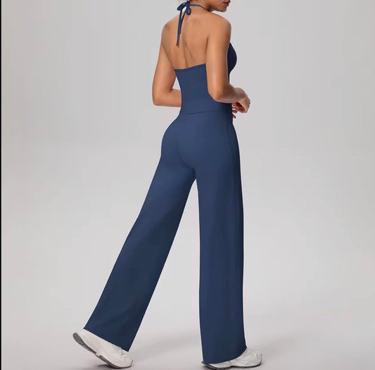 Halter Sculpt Flowy Set