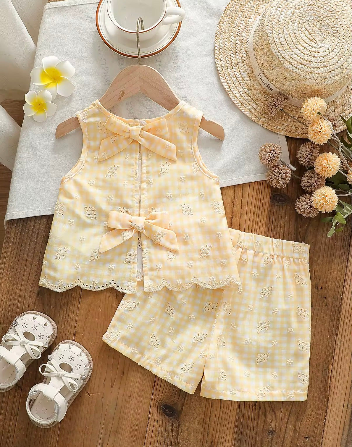 Buttercup Gingham Set