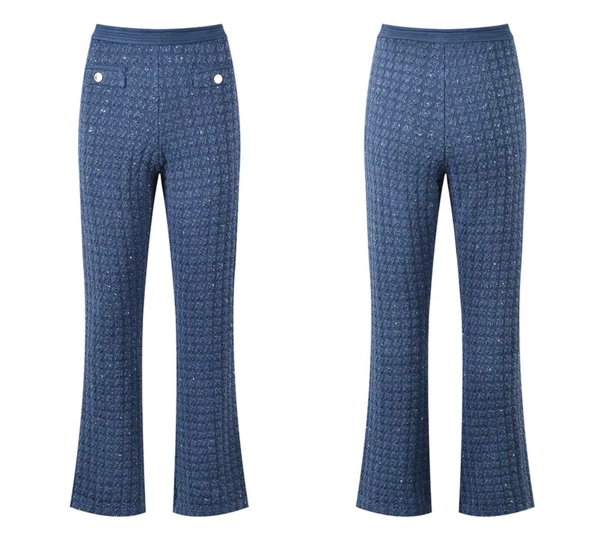 Vienna Shimmer Knit Trouser Set