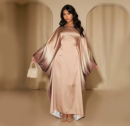 Luna Satin Flow Abaya