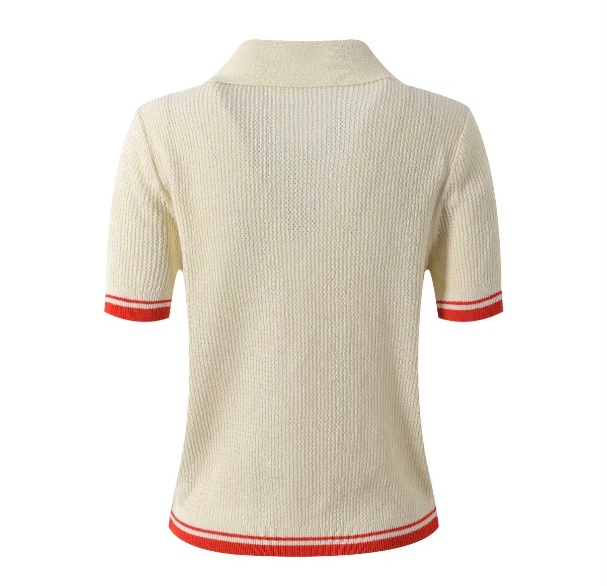 Monaco Knit Polo Top