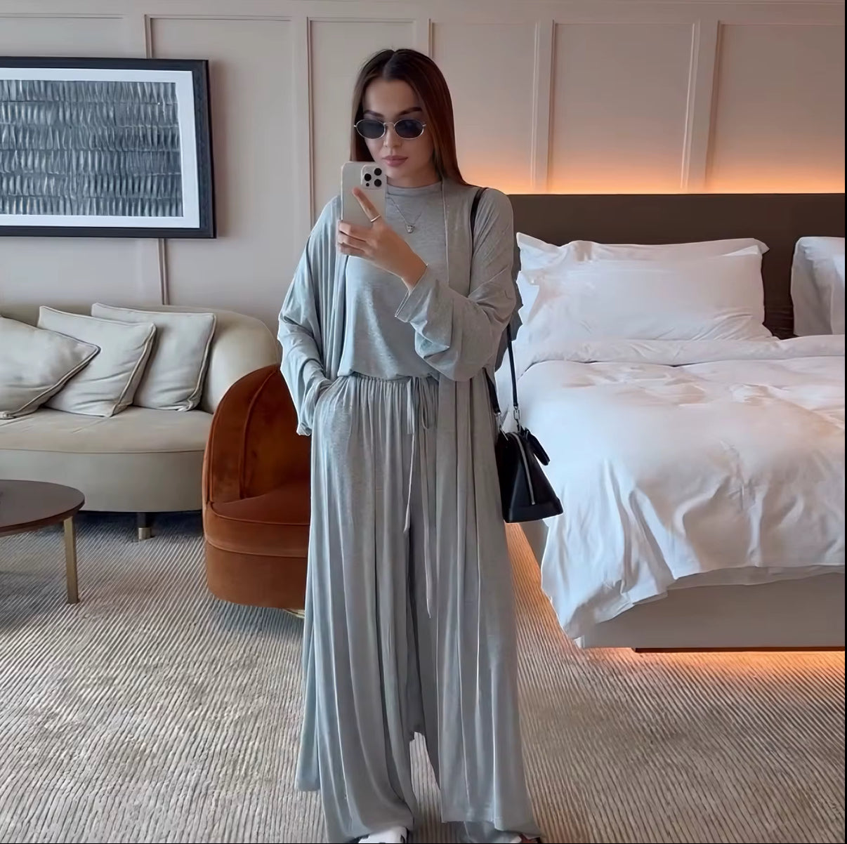 Serene Flow Abaya Set