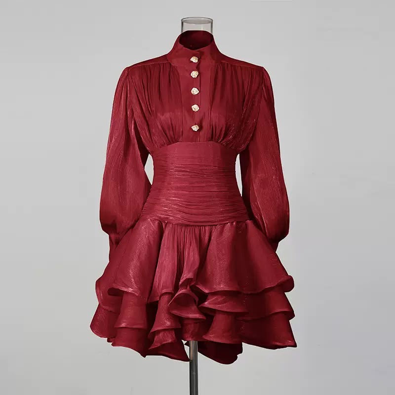 Roselle Ruffle Mini Dress