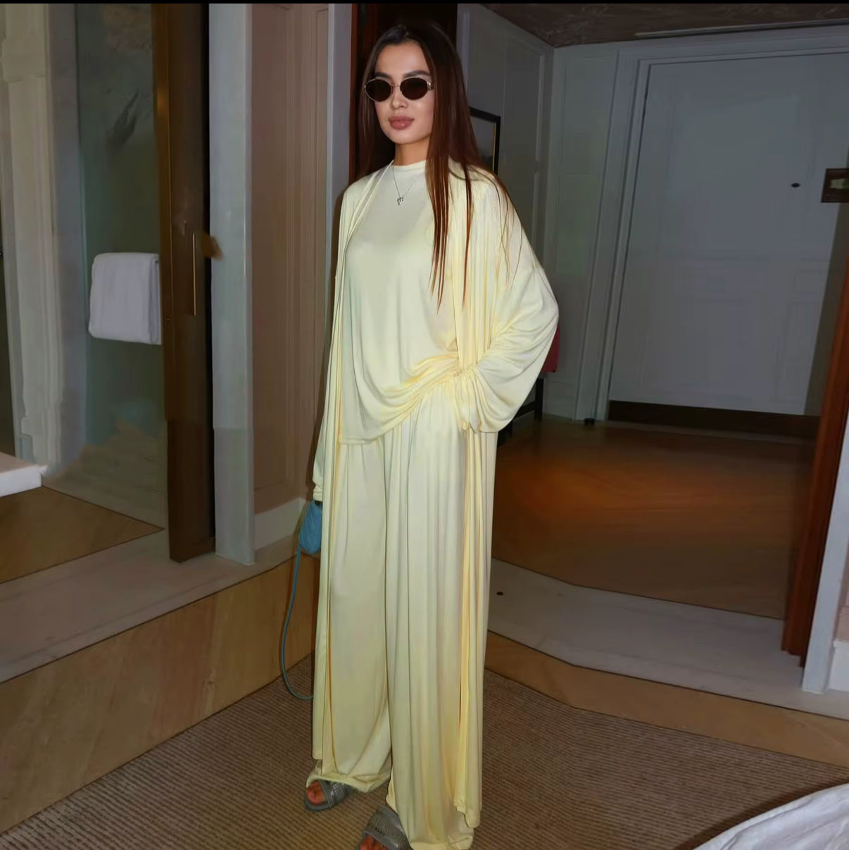 Serene Flow Abaya Set