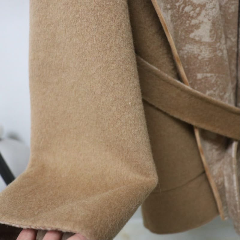 Toile Reversible Belted Coat
