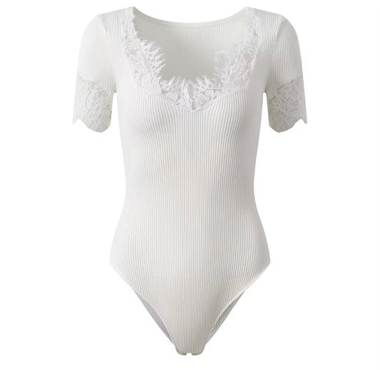 Ivory Lace Whisper Bodysuit