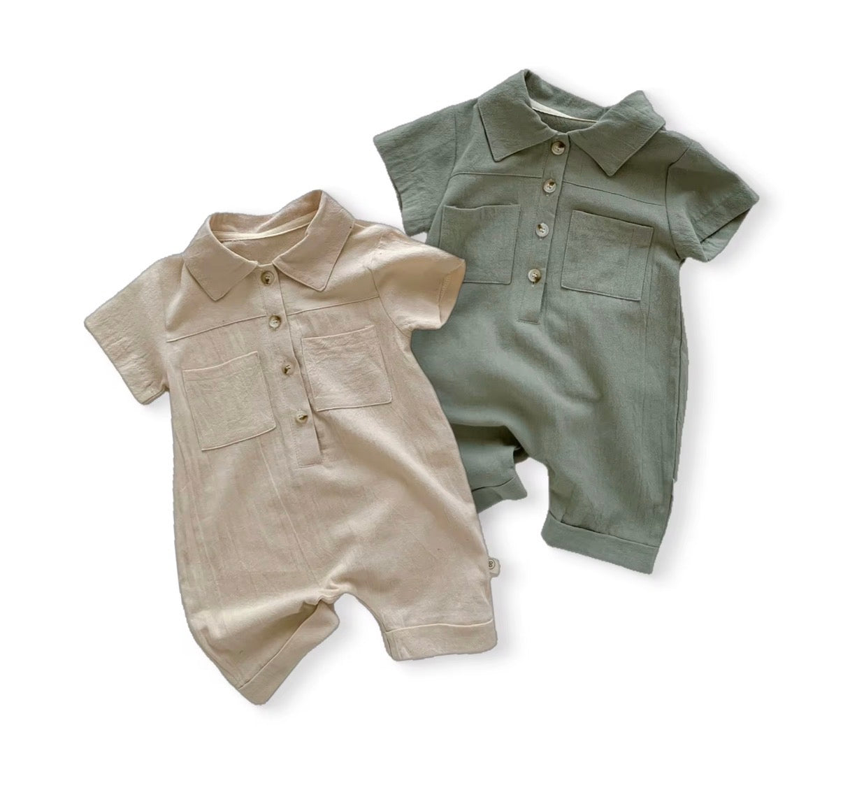 Sage Explorer Romper
