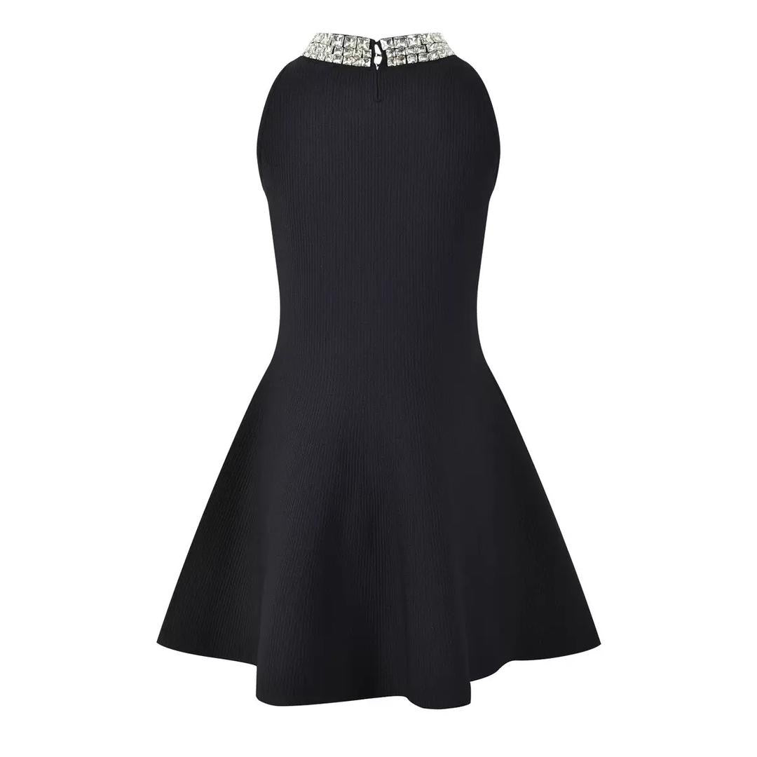 Crystal Halo Fit & Flare Dress