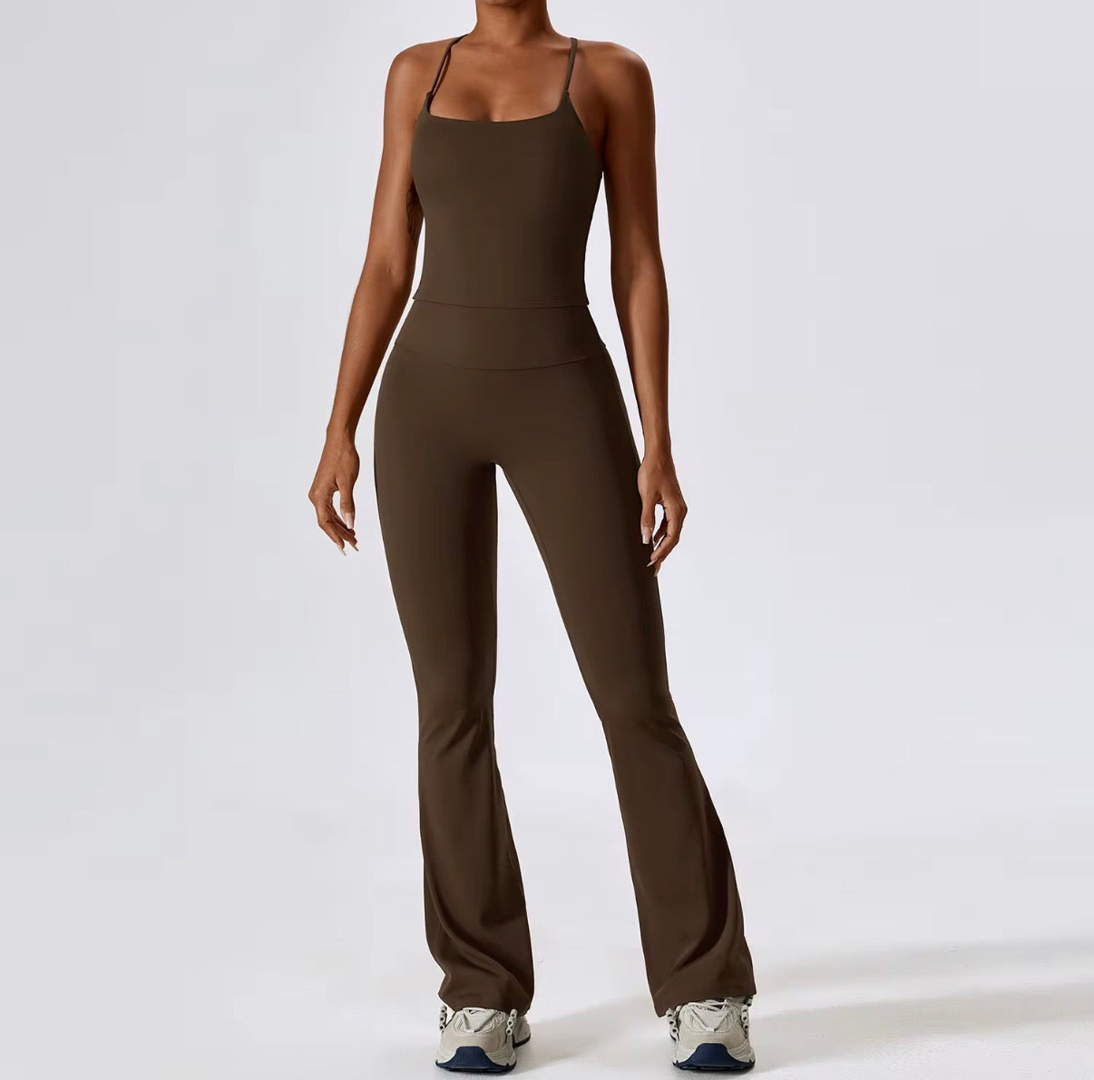 CrissCross Sculpting Flare Active Set with Seam Detail