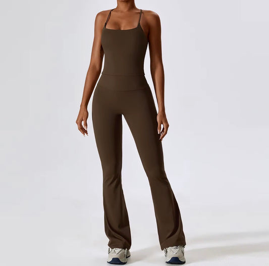 CrissCross Sculpting Flare Active Set with Seam Detail