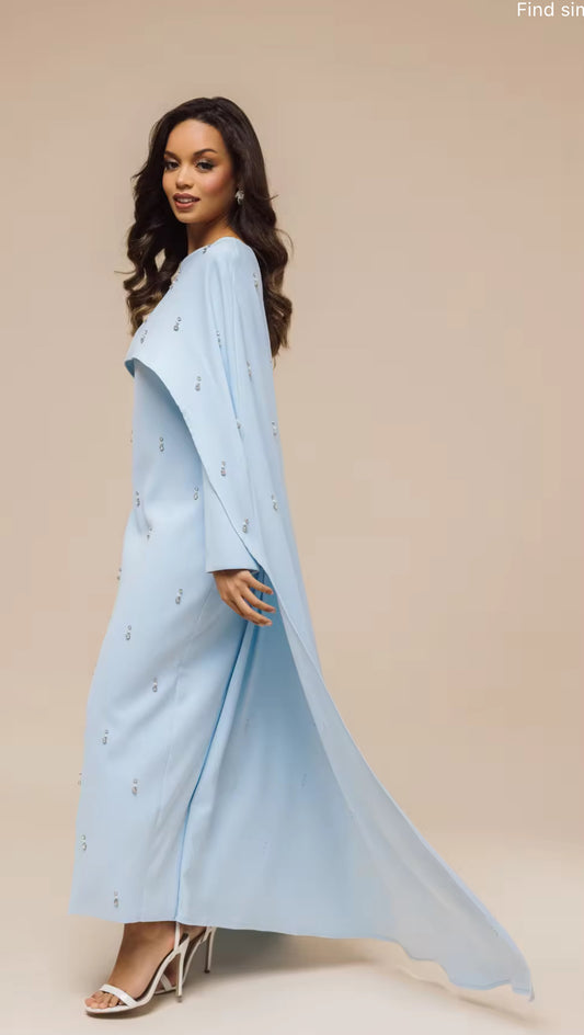 Crystal Veil Abaya