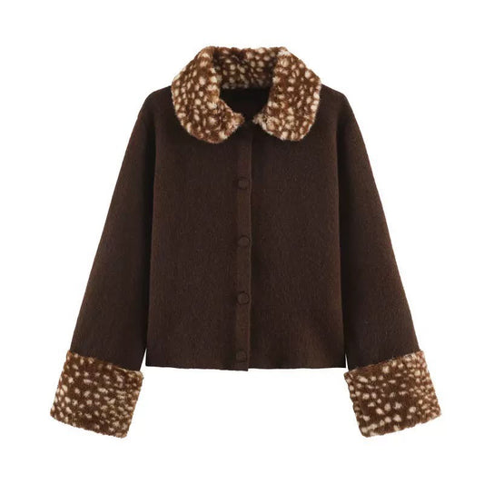 Bambi Faux-Fur Trim Jacket