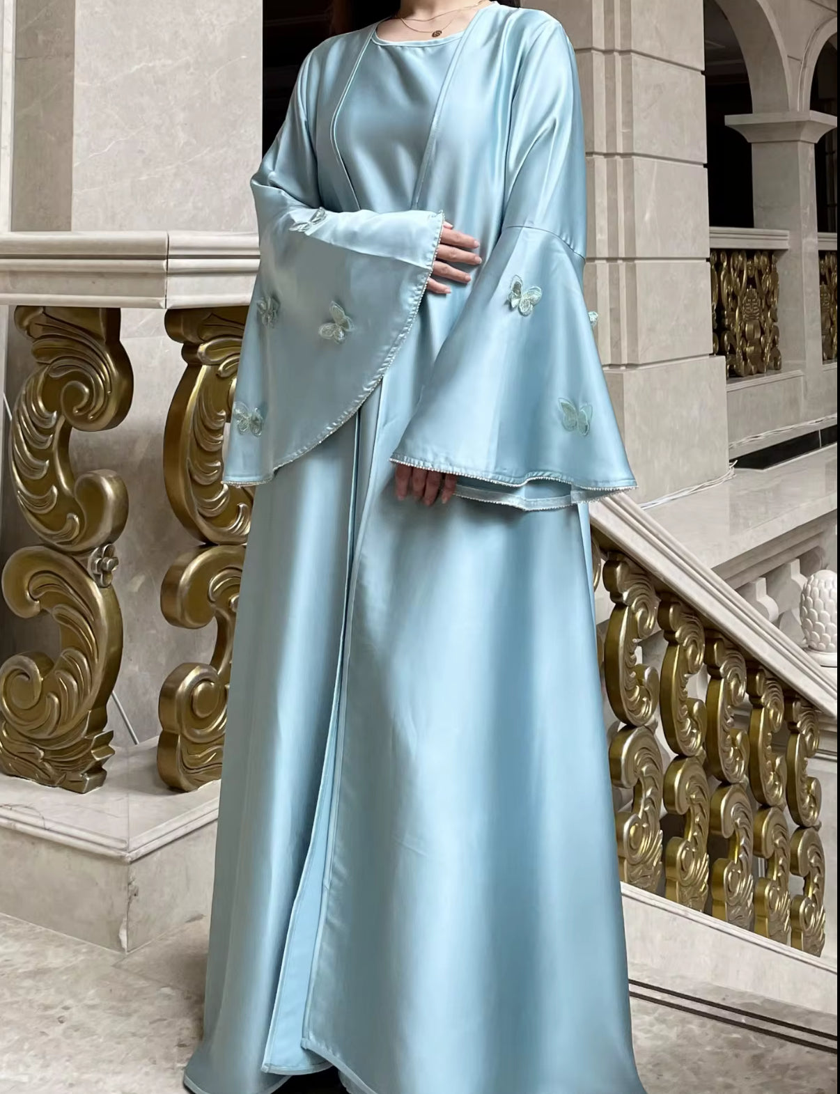 Butterfly Pearl Abaya