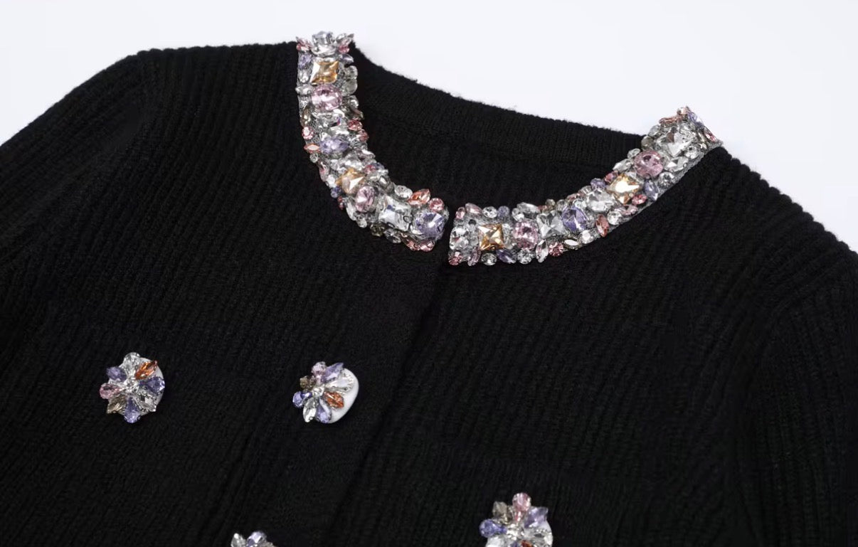 Structured Tweed Two Piece Set