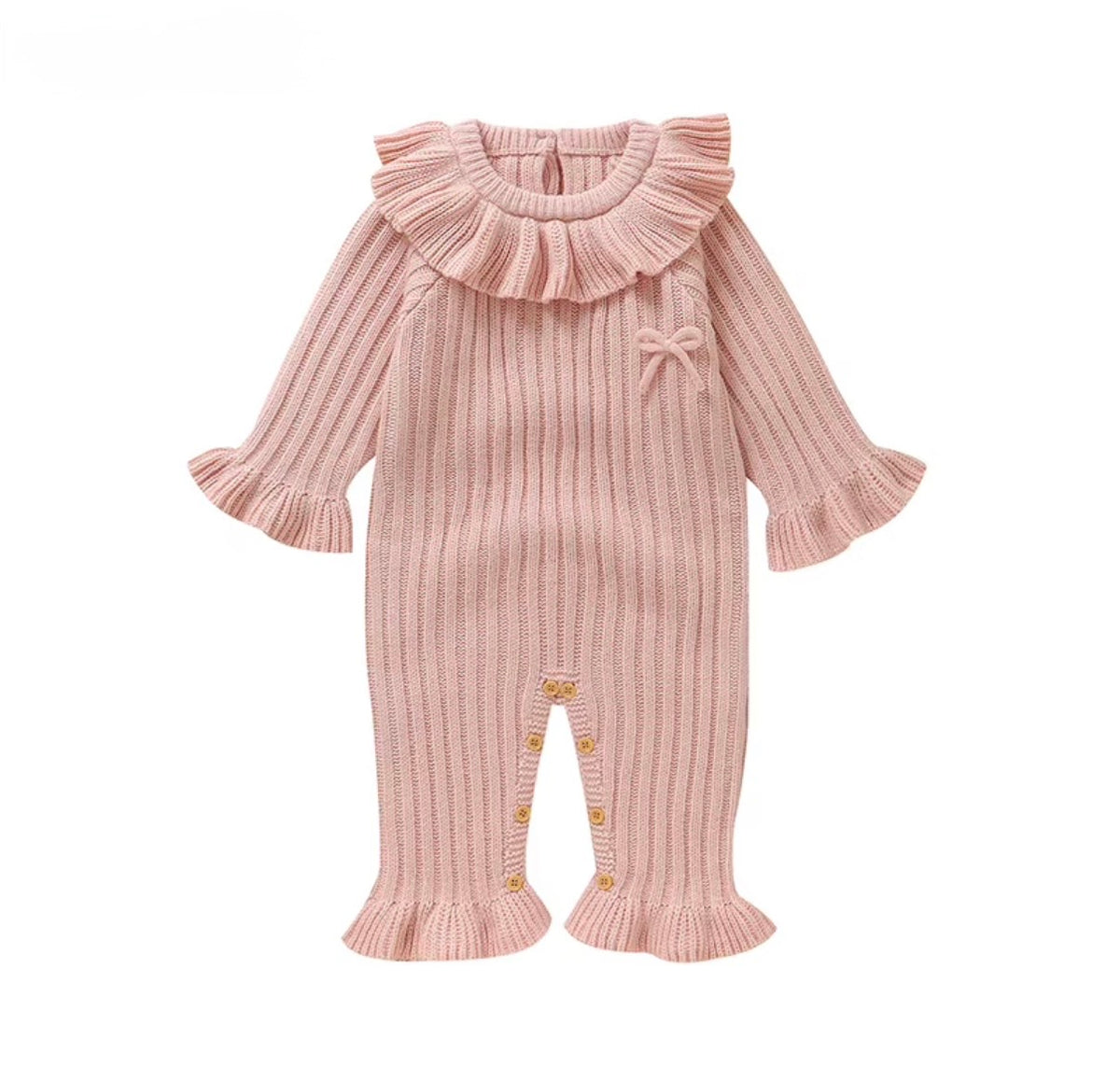 Rosalie Ruffle Knit Romper