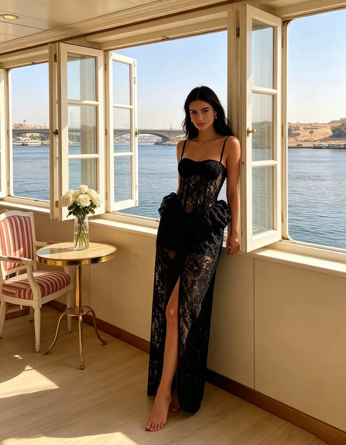 Midnight Lace Muse Dress