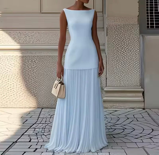 Soft Muse Pleated Dress