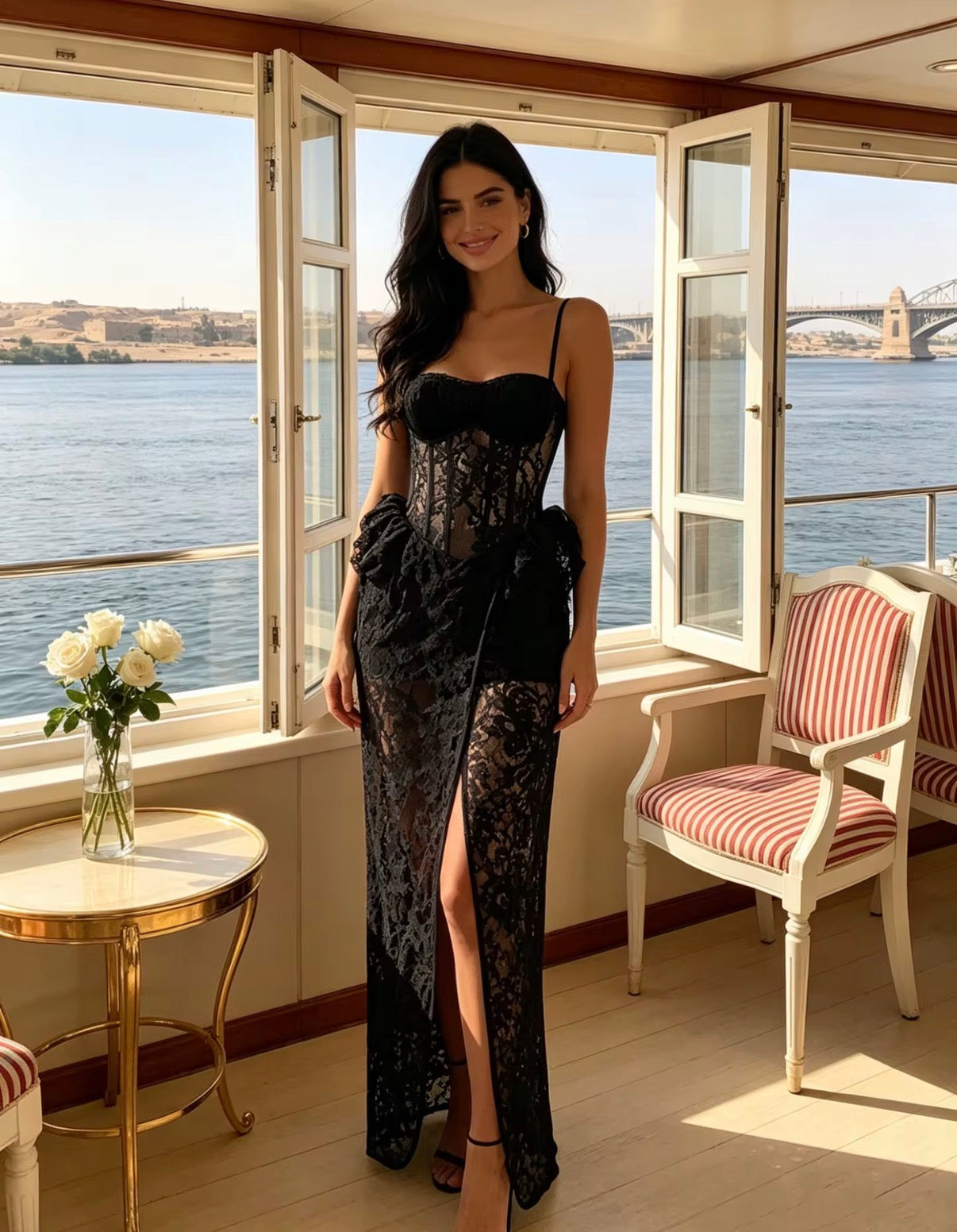Midnight Lace Muse Dress