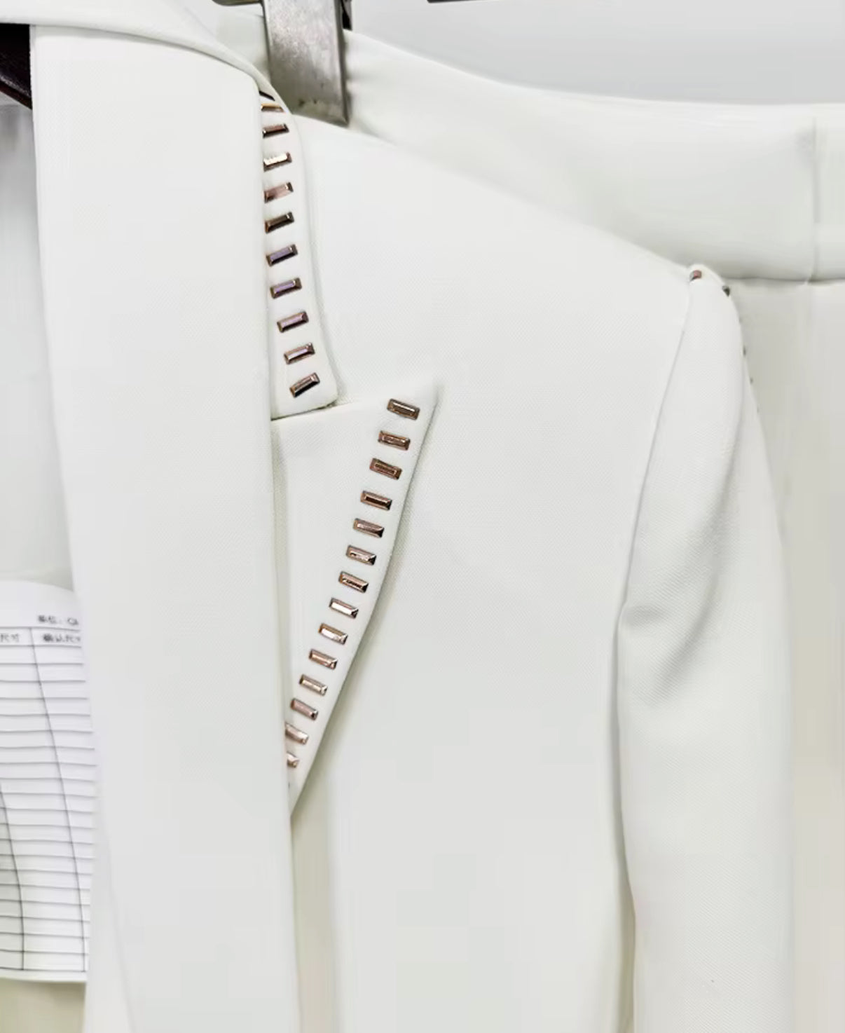 Tailored Pantsuit with Scarf Detail