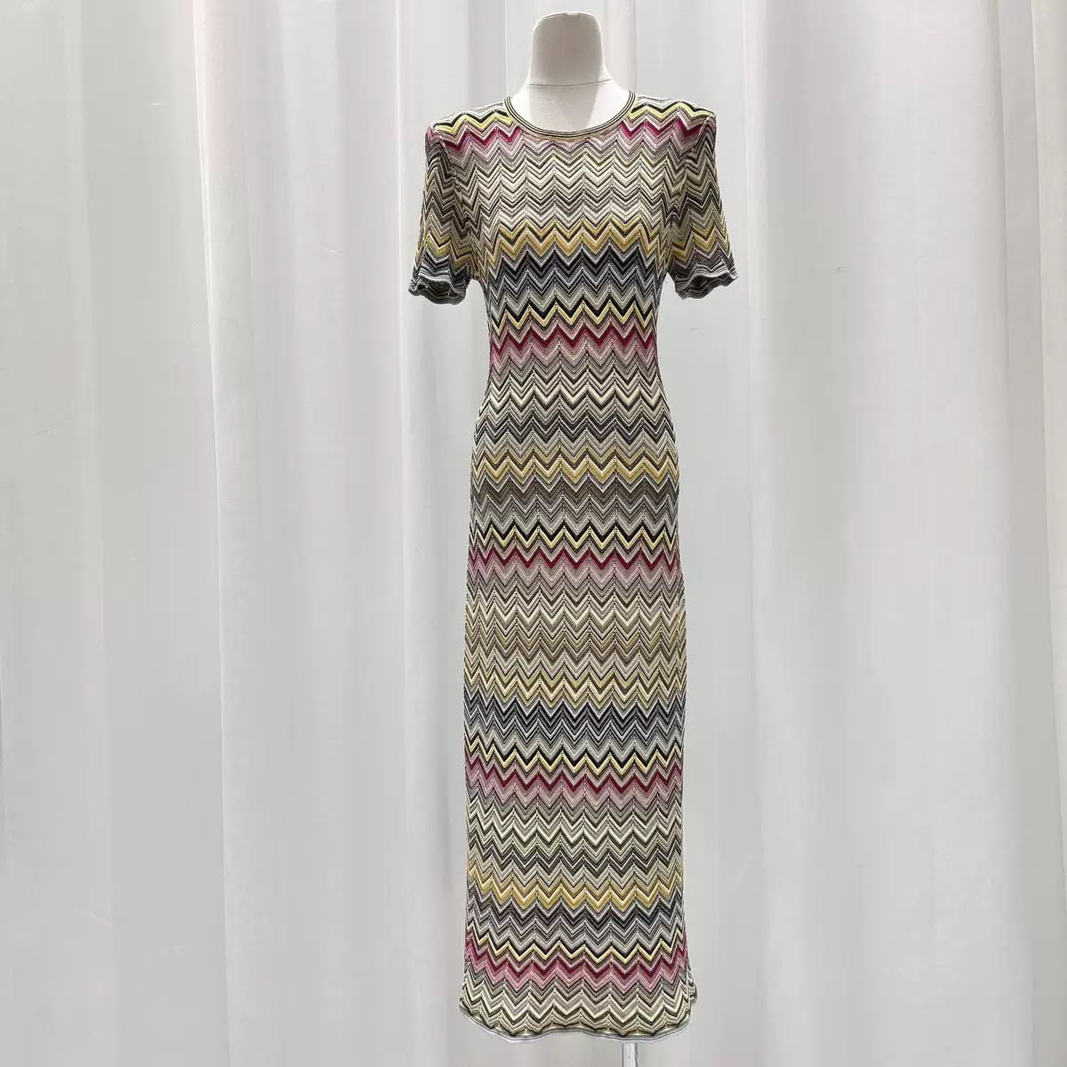 Chevron Muse Dress