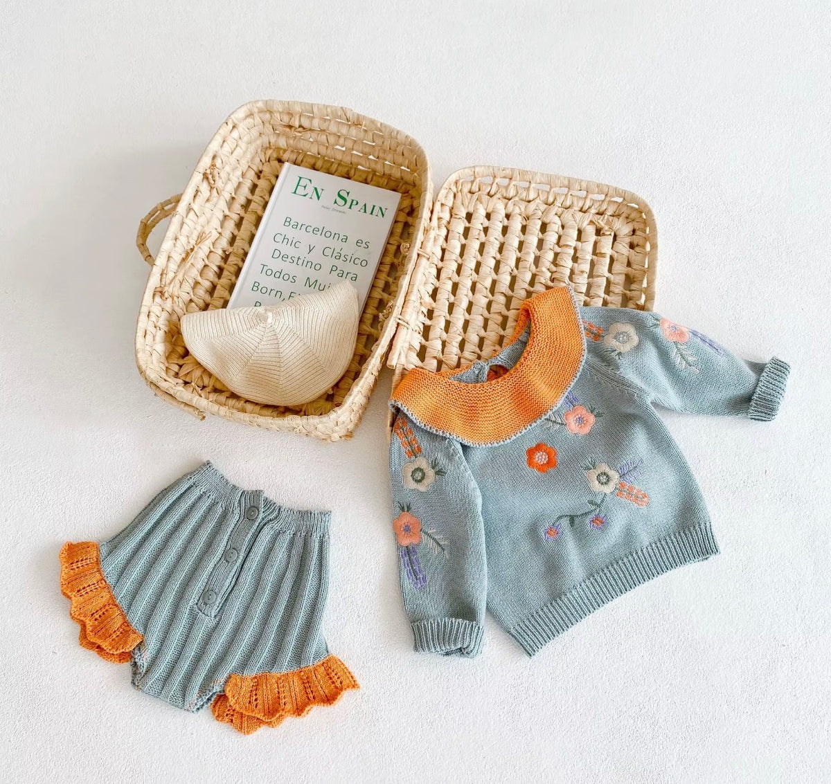 Bloom Collar Knit Set