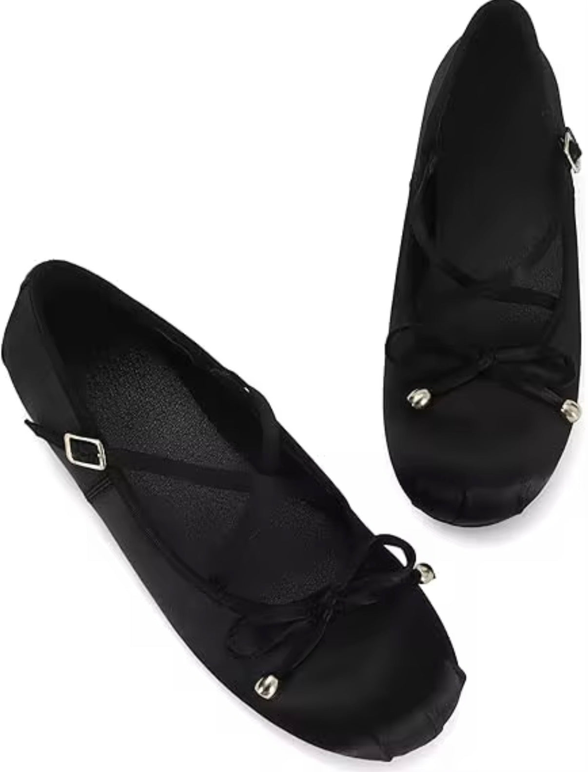 Bow Strap Ballet Flats