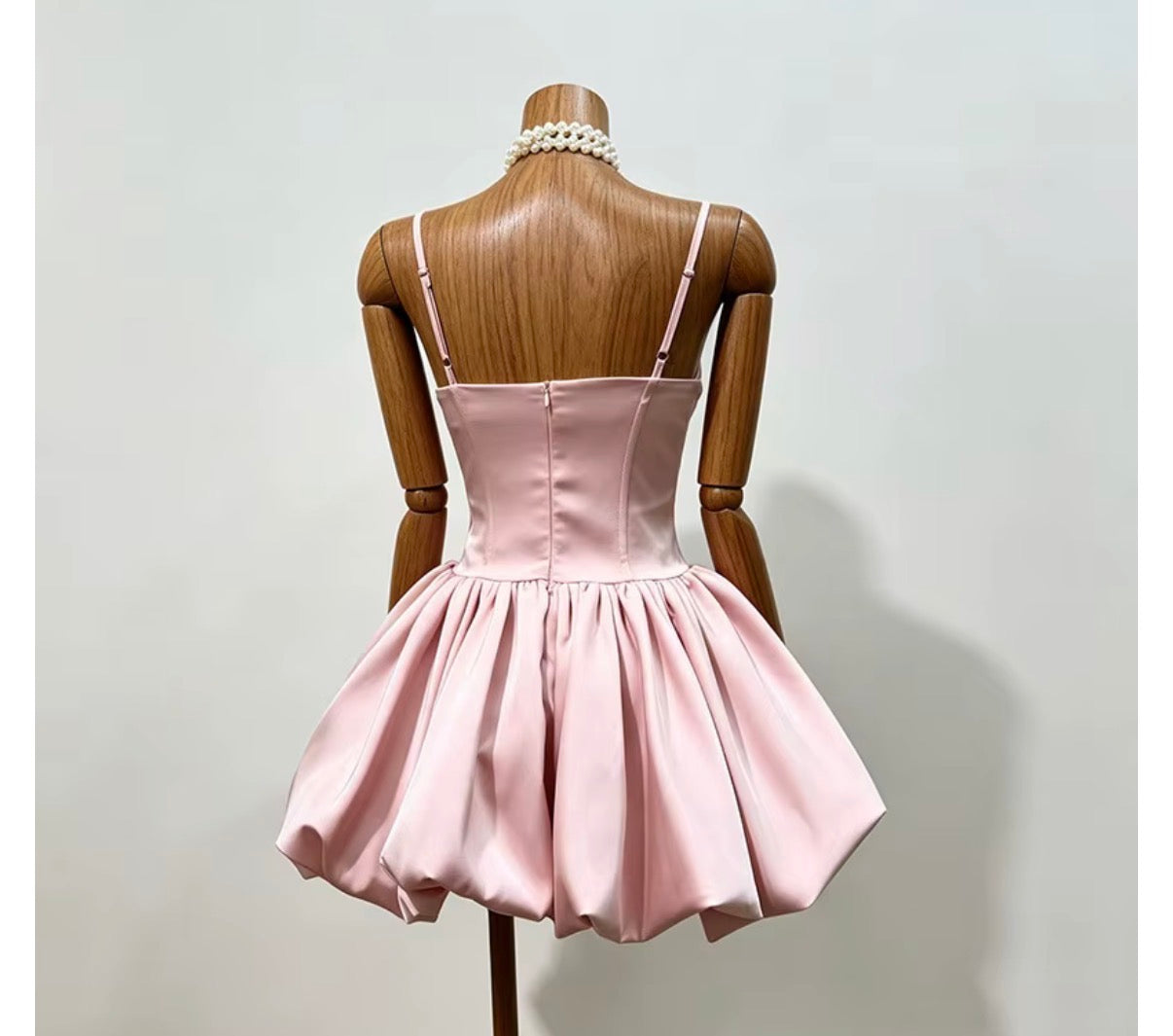 Crystal Corset Bubble Mini Dress