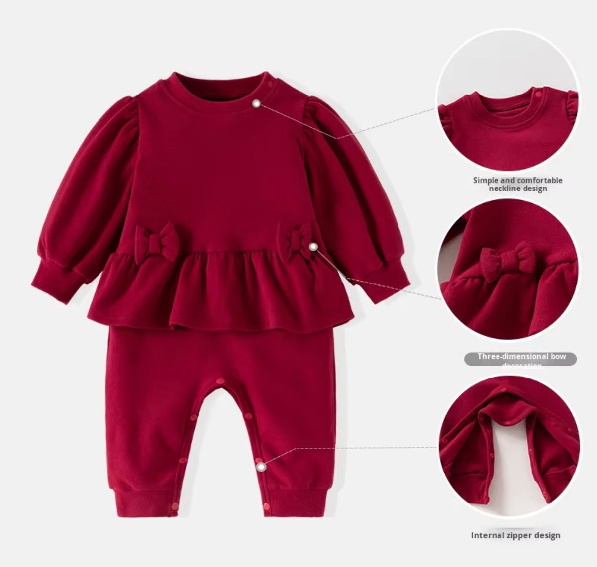 Bella Bow Ruffle Jumpsuit