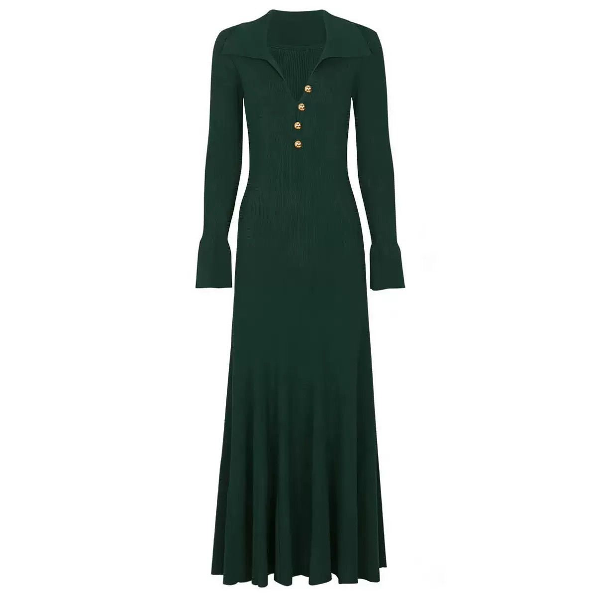 Élise Flow Button Dress