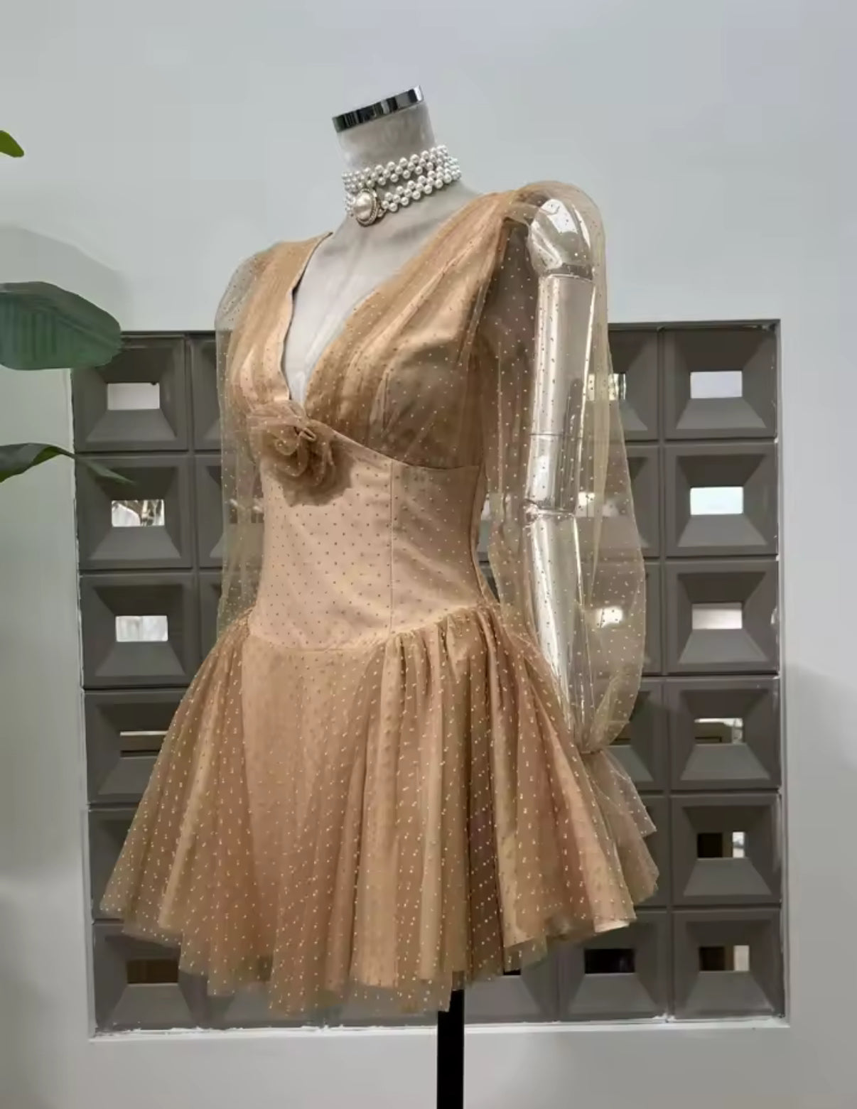 Champagne Bloom Dress
