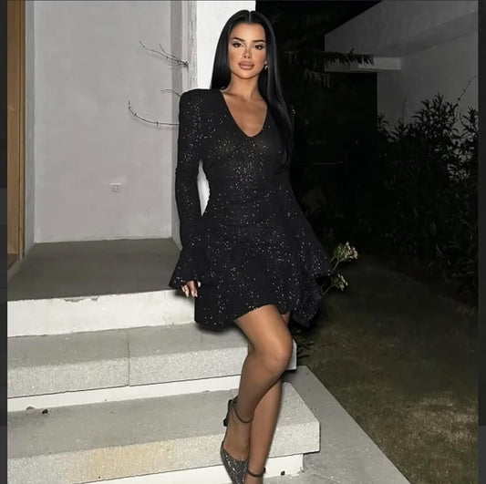 Midnight Spark Mini Dress